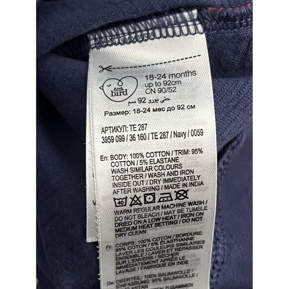 Little Bird By Jools Deer Embroidered Long Sleeve Tee 18-24 months - Picture 5 of 7